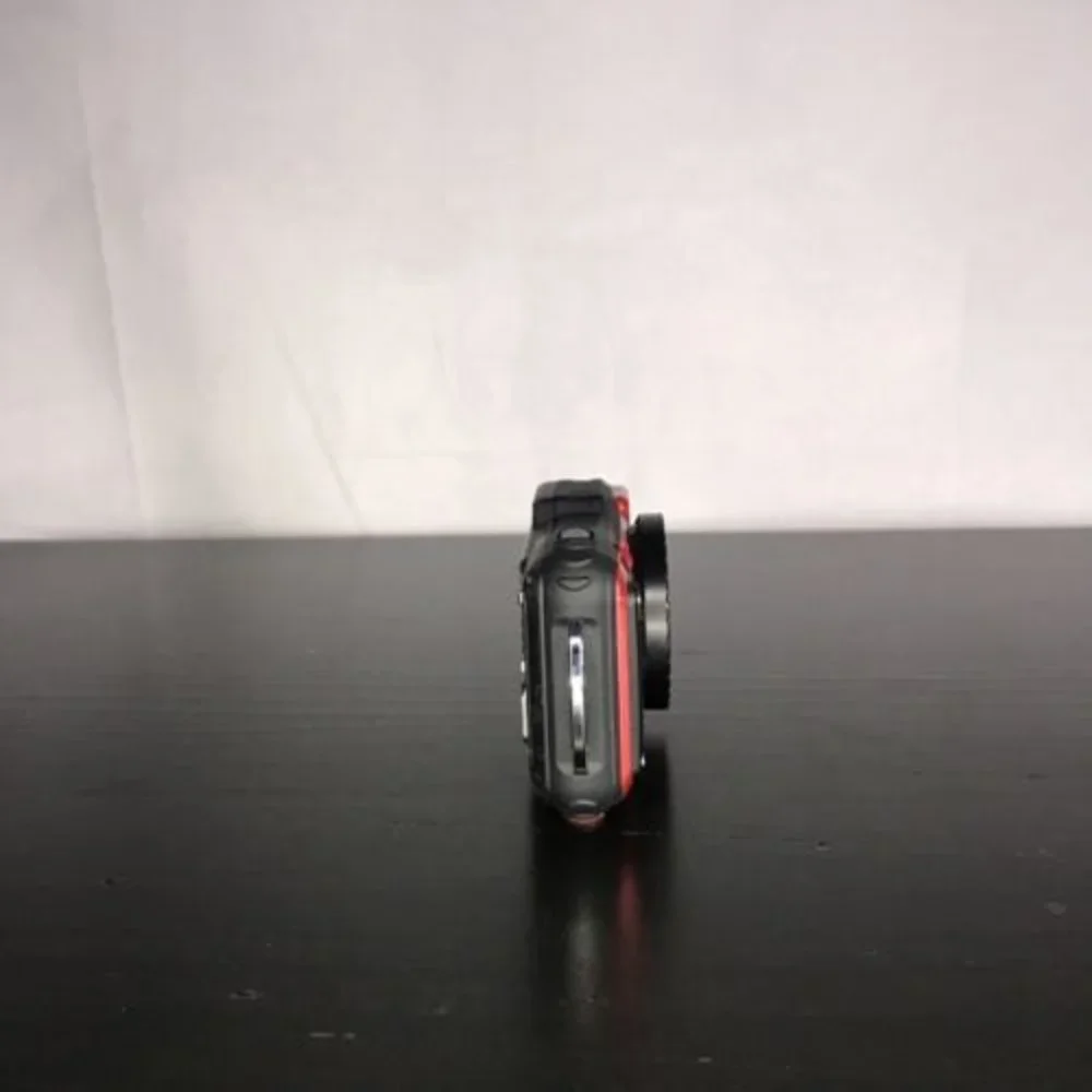 Pentax Waterproof Digital Camera Pentax Wg-10 Red 1 Cm Macro